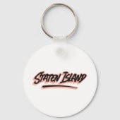 Staten Island Graffiti Style Sleutelhanger (Voorkant)