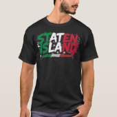 Staten Island Italiaans basic T-shirt (Voorkant)