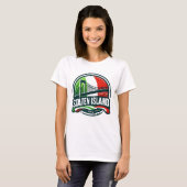 Staten Island Italiaans T-shirt (Voorkant volledig)