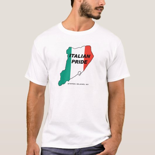 Staten Island Italiaanse Pride T-shirt (Voorkant)