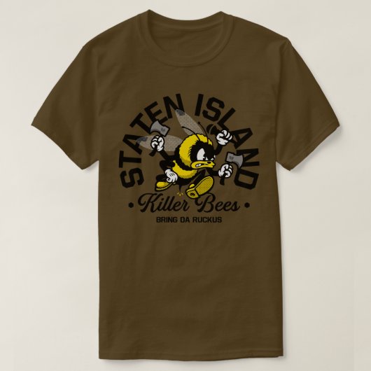 Staten Island Killer Bees T-shirt (Design voorkant)