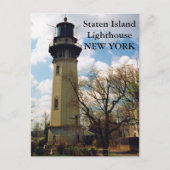 Staten Island Lighthouse, New York Briefkaart (Voorkant)