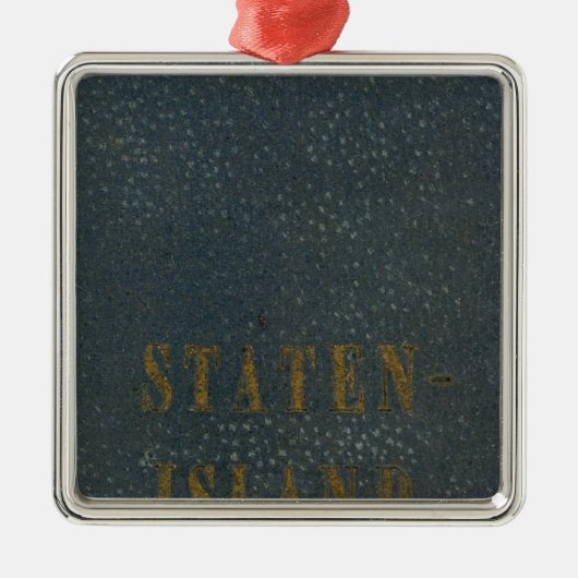 Staten Island Metalen Ornament (Voorkant)