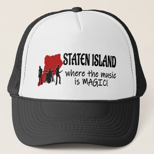 Staten Island Music Trucker Pet (Voorkant)