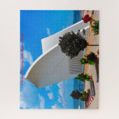 Staten Island New York. Kerstgroeten Legpuzzel (Verticaal)