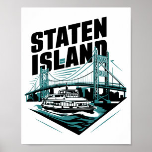 Staten Island New York Veerboot _1  Poster