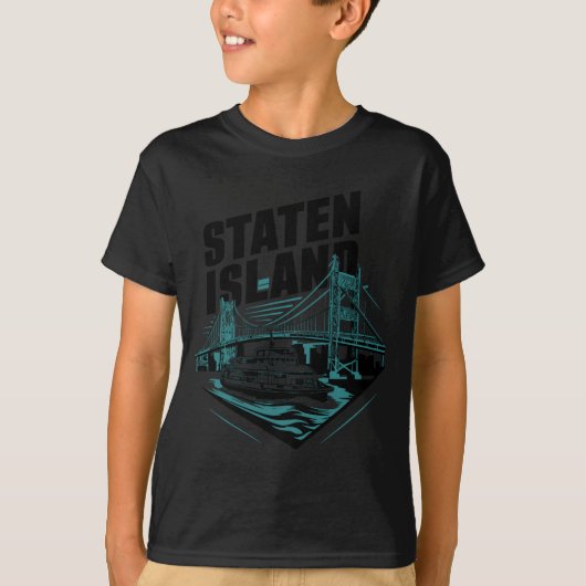 Staten Island New York Veerboot _1 T-shirt (Voorkant)
