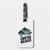 Staten Island New York Veerboot Bagagelabel (Achterkant verticaal)