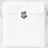 Staten Island New York Veerboot Ronde Sticker (Tas)