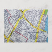 Staten Island, NY  Map Briefkaart (Voorkant)