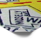 Staten Island, NY  Map Poster (Hoek)