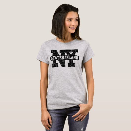 Staten Island NY T-shirt (Voorkant volledig)