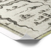 Staten Island & NYC Harbor Map (1733) Poster (Hoek)