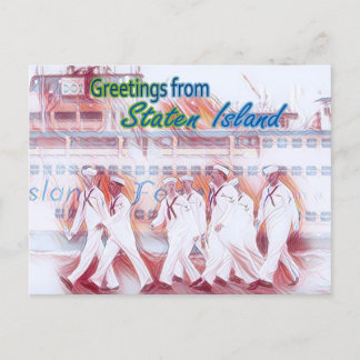 Staten Island Sailor Feestdagenkaart