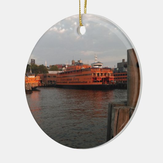 Staten Island Sunrise Keramisch Ornament (Links)