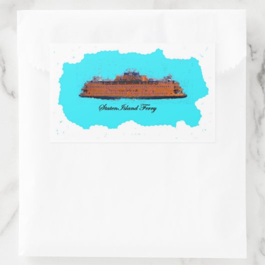 Staten Island Veerboot Sticker (Tas)