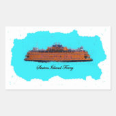 Staten Island Veerboot Sticker (Voorkant)