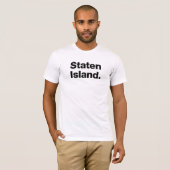 Staten Island (zwart) T-shirt (Voorkant volledig)
