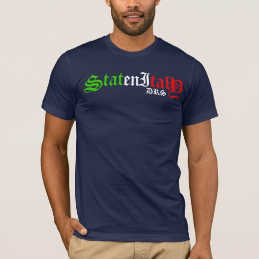 Staten Italië T-shirt (Voorkant)