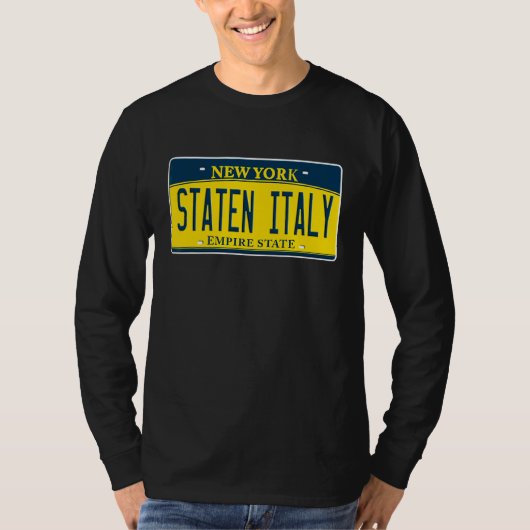 Staten Italy Island Ny New York T-shirt (Voorkant)
