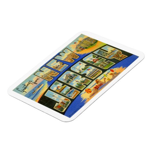  staten New Jersey Magneet (Linkerzijde)