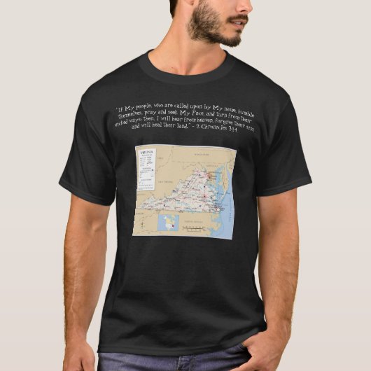 Staten, provincies en territoria - Virginia T-shirt (Voorkant)
