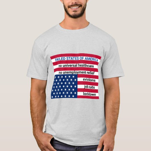 STATEN VAN AMERIKA HEBBEN GEEN TOESTEMMING VERKREG T-SHIRT (Voorkant)