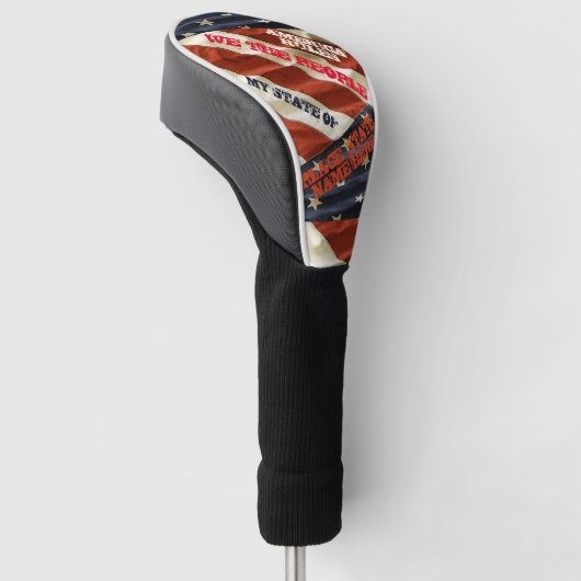STATEN VAN DE VS GOLFHEADCOVER (Schuin)