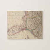 Staten van Zuid-Carolina, Georgië en Alabama Legpuzzel (Horizontaal)