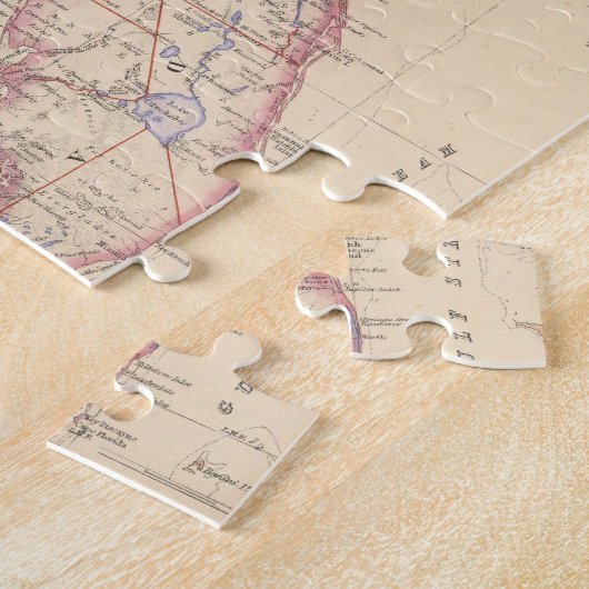 Staten van Zuid-Carolina, Georgië en Alabama Legpuzzel (Zijkant)