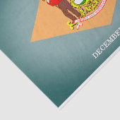 Statenvlag Delaware Tissue Paper Tissuepapier (Detail)