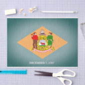 Statenvlag Delaware Tissue Paper Tissuepapier (Craft)