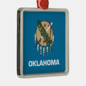 Statenvlag Oklahoma Metalen Ornament (Rechts)