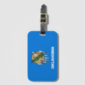 Statenvlag Oklahoma, Verenigde Staten Bagagelabel (Voorkant (verticaal))