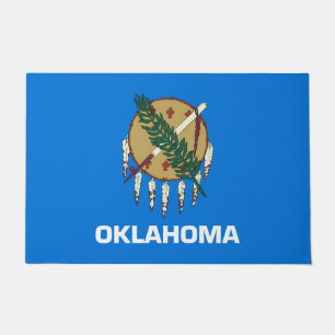 Statenvlag Oklahoma, Verenigde Staten Deurmat