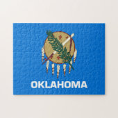 Statenvlag Oklahoma, Verenigde Staten Legpuzzel (Horizontaal)
