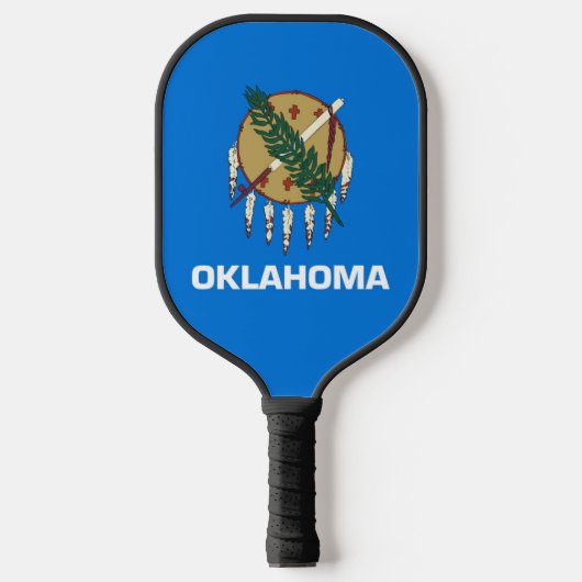 Statenvlag Oklahoma, Verenigde Staten Pickleball Paddle (Voorkant)