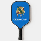 Statenvlag Oklahoma, Verenigde Staten Pickleball Paddle (Achterkant)