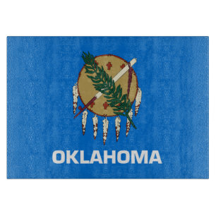 Statenvlag Oklahoma, Verenigde Staten Snijplank