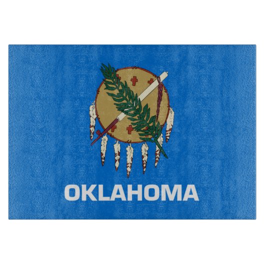 Statenvlag Oklahoma, Verenigde Staten Snijplank (Voorkant)