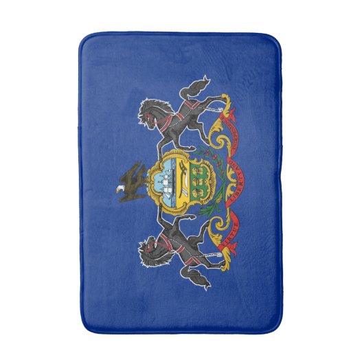 Statenvlag Pennsylvania Badmat (Voorkant Verticaal)