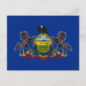 Statenvlag Pennsylvania Briefkaart (Voorkant)