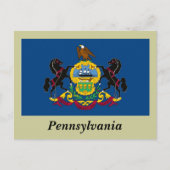 Statenvlag Pennsylvania Briefkaart (Voorkant)