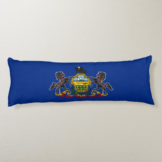 Statenvlag Pennsylvania Lichaamskussen (Achterkant)