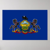 Statenvlag Pennsylvania Poster (Voorkant)