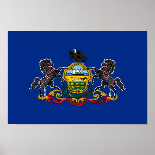 Statenvlag Pennsylvania Poster (Voorkant)