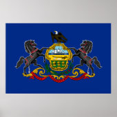 Statenvlag Pennsylvania Poster (Voorkant)