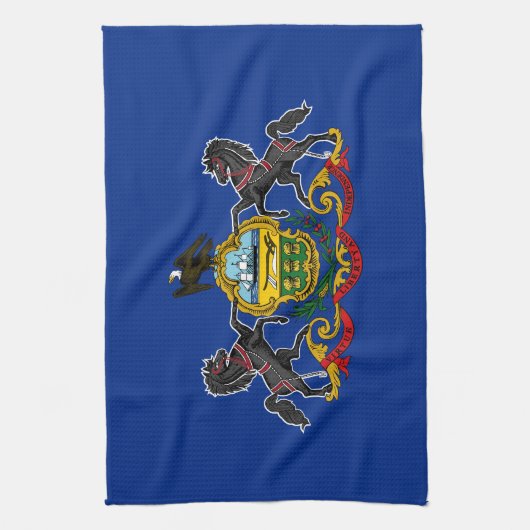 Statenvlag Pennsylvania Theedoek (Verticaal)