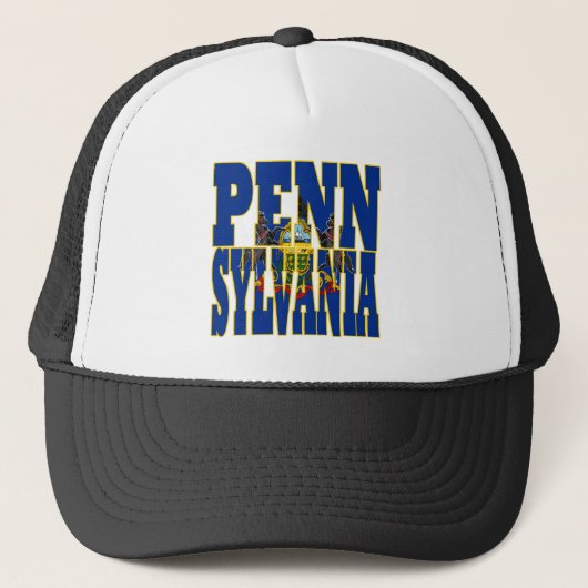 Statenvlag Pennsylvania Trucker Pet (Voorkant)