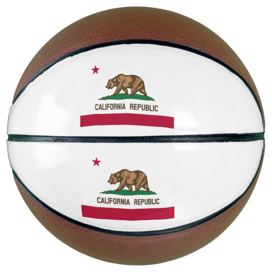 Statenvlag van Californië Basketbal (Voorkant)